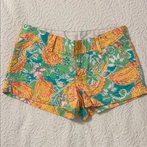 LIly Pulitzer Walsh Shorts Size 4